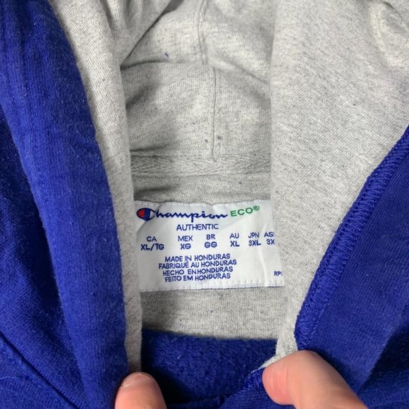 Champion Vintage Hoodie in Blue - Picture 3 of 6